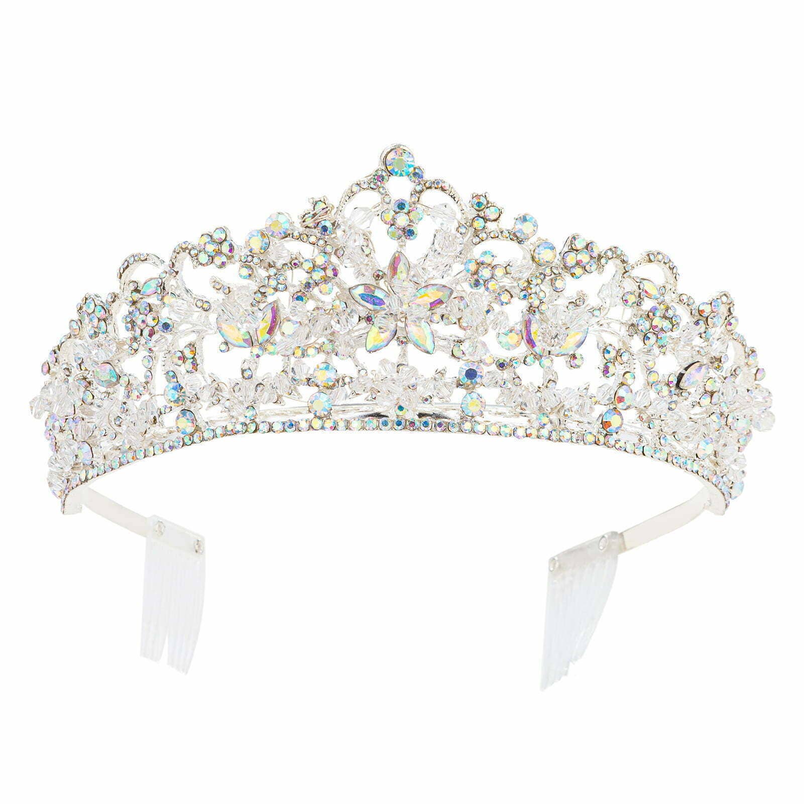 Diacly - Vente Diadème – femme - Diadème en strass coulé à la main en cristal5