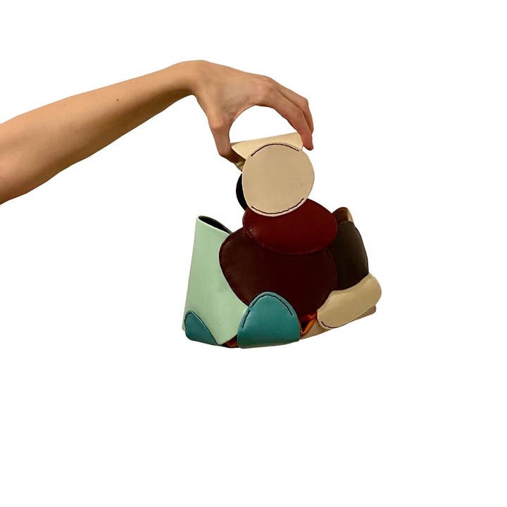 AG_studio - Wholesale Top Handle Bag - Women's - Pink Circle