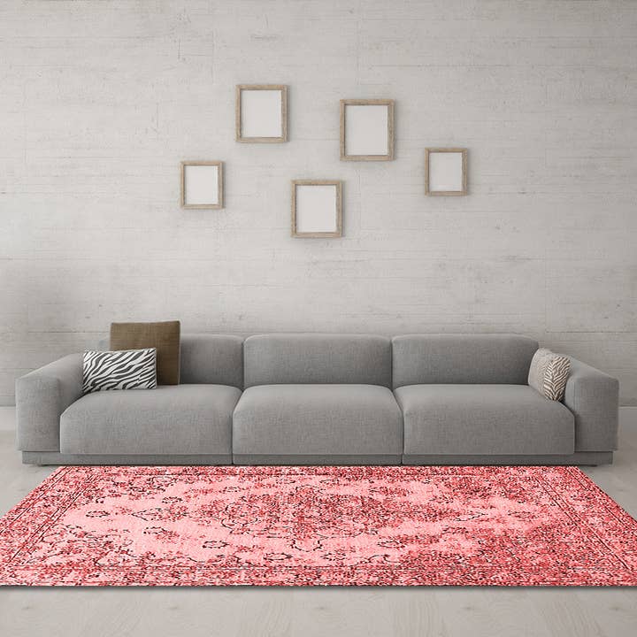 Maschinenwaschbare Orientteppiche in Rot im Industriegebiet für den Großhandel von Ahgly