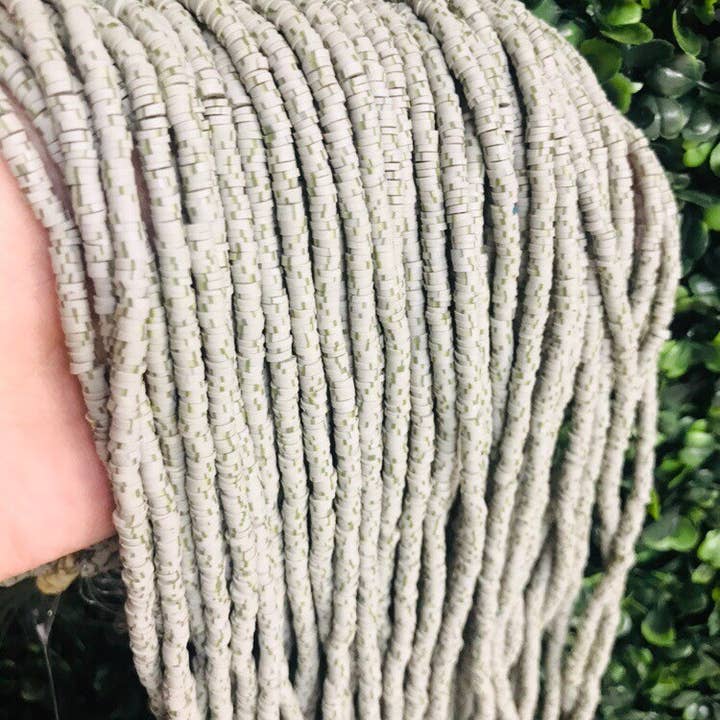 Disc Beads, Spacer Beads, Polymer Clay Beads, Jewelry Making, Jewelry Supplies, Flat Disc Beads, Colorful Beads Spacer for wholesale by The Bead Bazaar