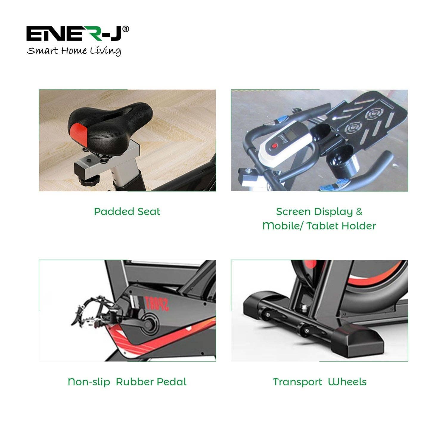 ENER-J - Vente Équipement de fitness - Vélo d'exercice ultra silencieux3