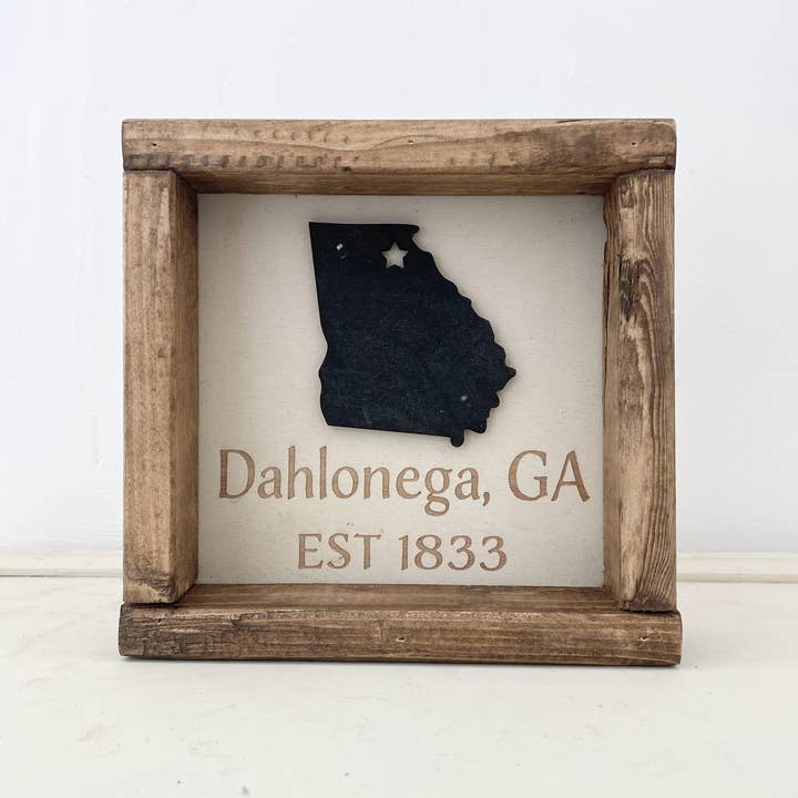 Pine Designs - Wholesale Sign - 7x7 "Any" City Sign - EST Personalized Handmade2