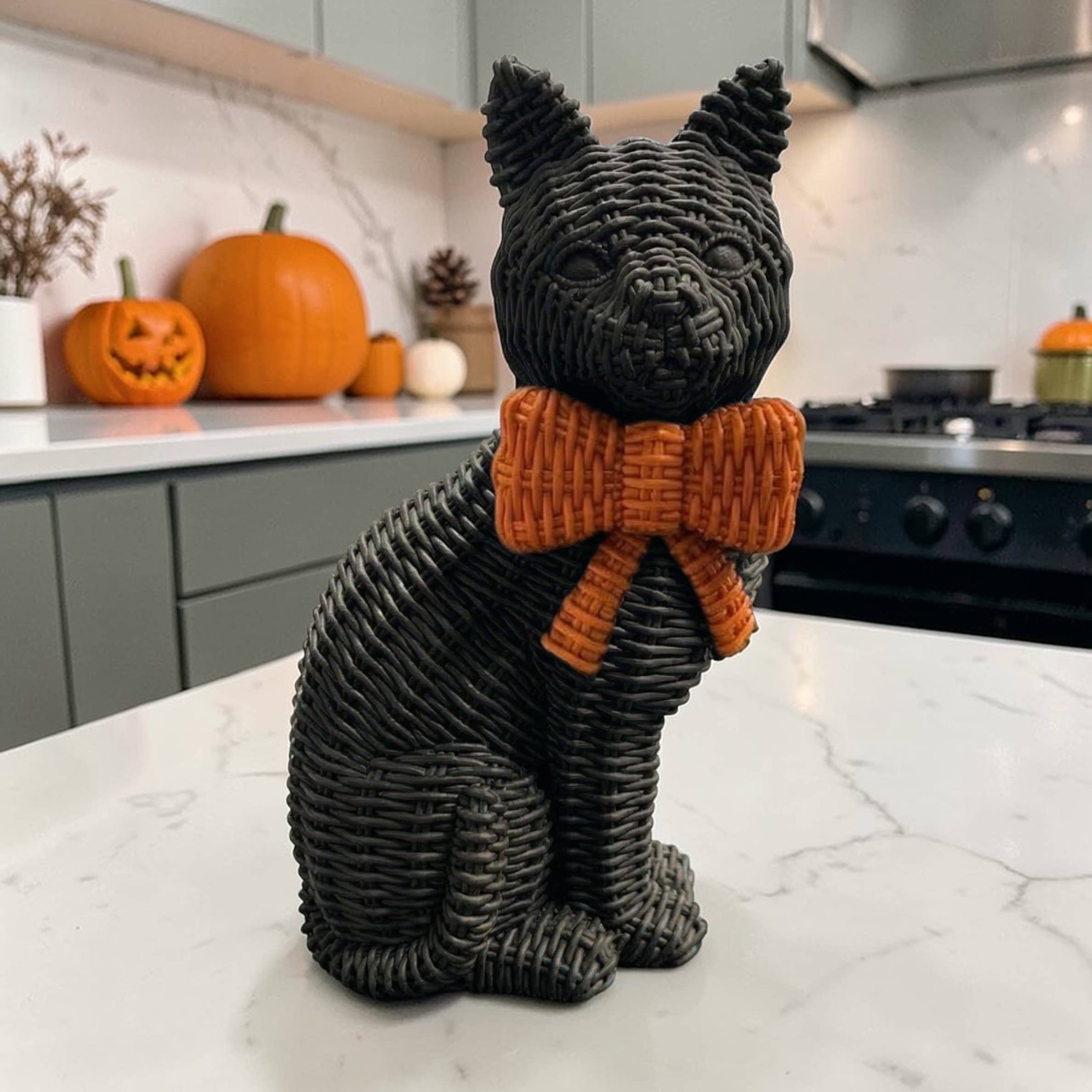 Gia Roma - Wholesale Decorative Figurine - Black Cat Decoration, Farmhouse Halloween Home Decor Statues3