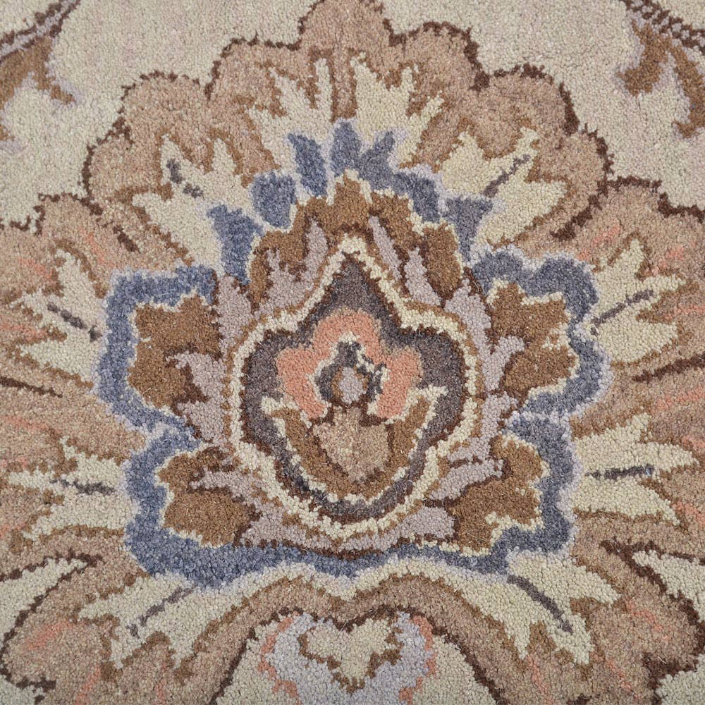 Hand Tufted Wool Area Rug Cream K00714 for wholesale on Faire3