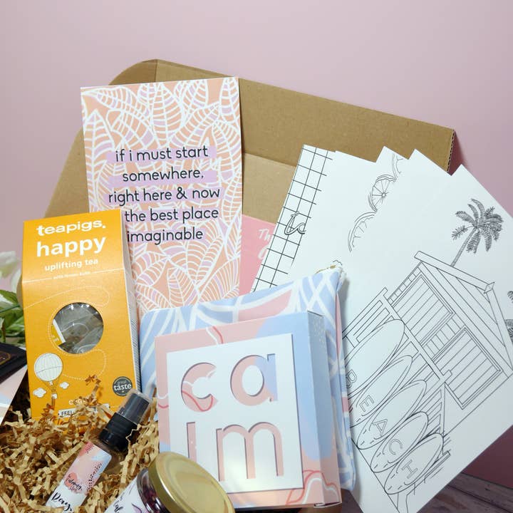 Cesto de autocuidado por atacado de The Calming Club