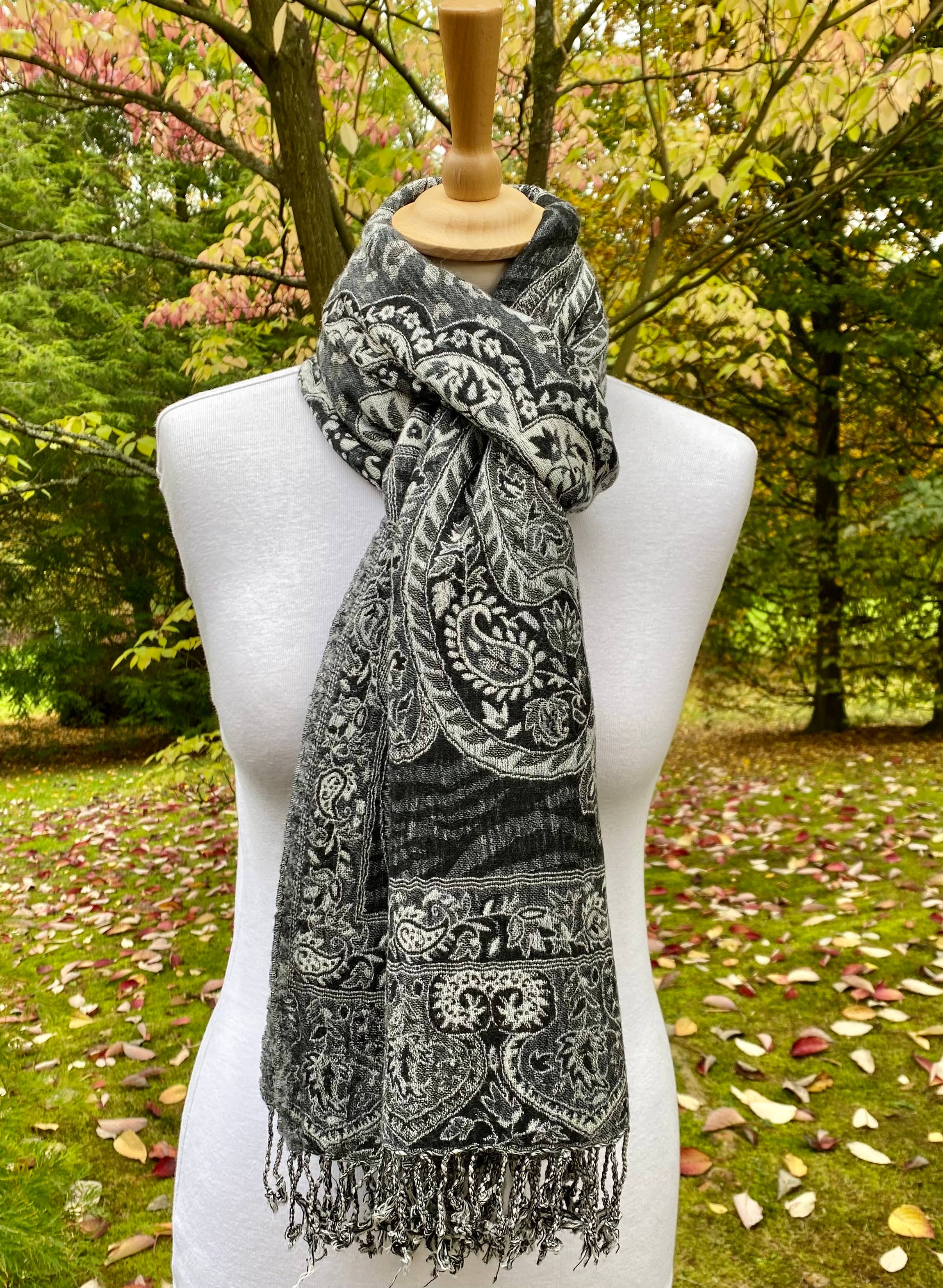DIWALI PARIS - Wholesale Scarf - Unisex - RAIZKAR SCARF - 70% WOOL / 30% VISCOSE0