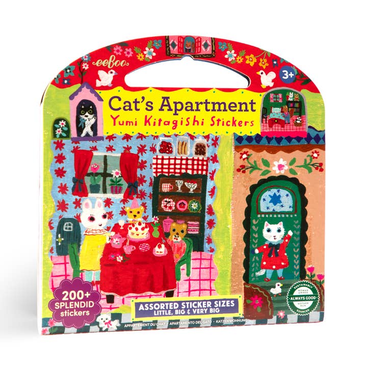 Cat's Apartment Stickers for wholesale by eeBoo