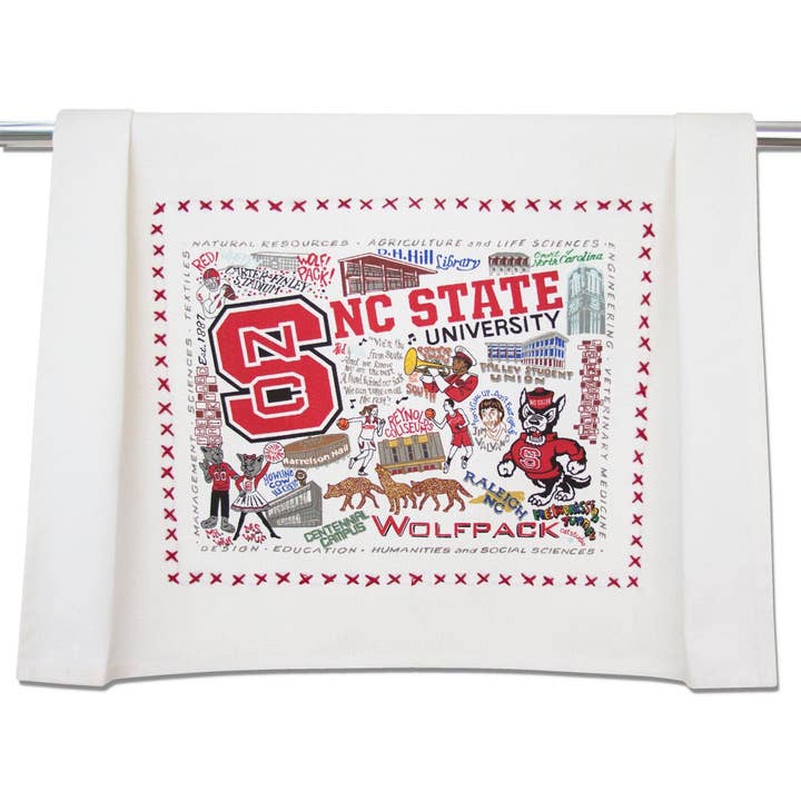 catstudio - Wholesale Tea Towel - North Carolina State University Collegiate Dish Towel
