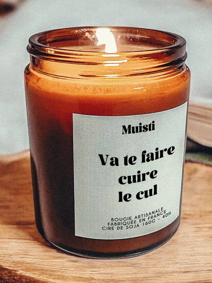 Bougie Parfumée - Va te faire cuire le cul pour la vente par Muisti