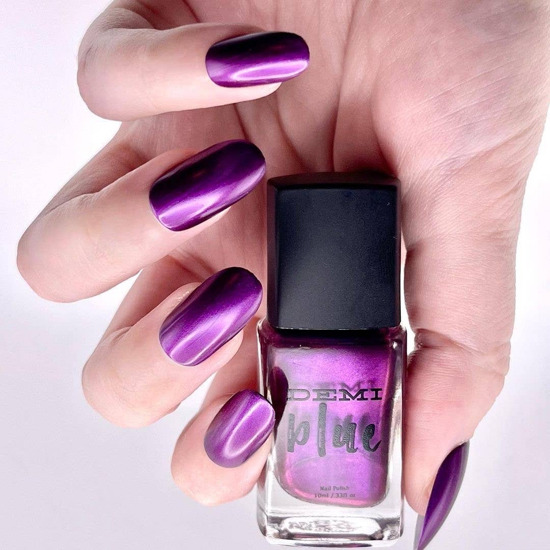DEMIblue Clean and Vegan Nail Polish - Wholesale Nail Polish - The Duchess – Royal Purple Vegan Nail Polish2