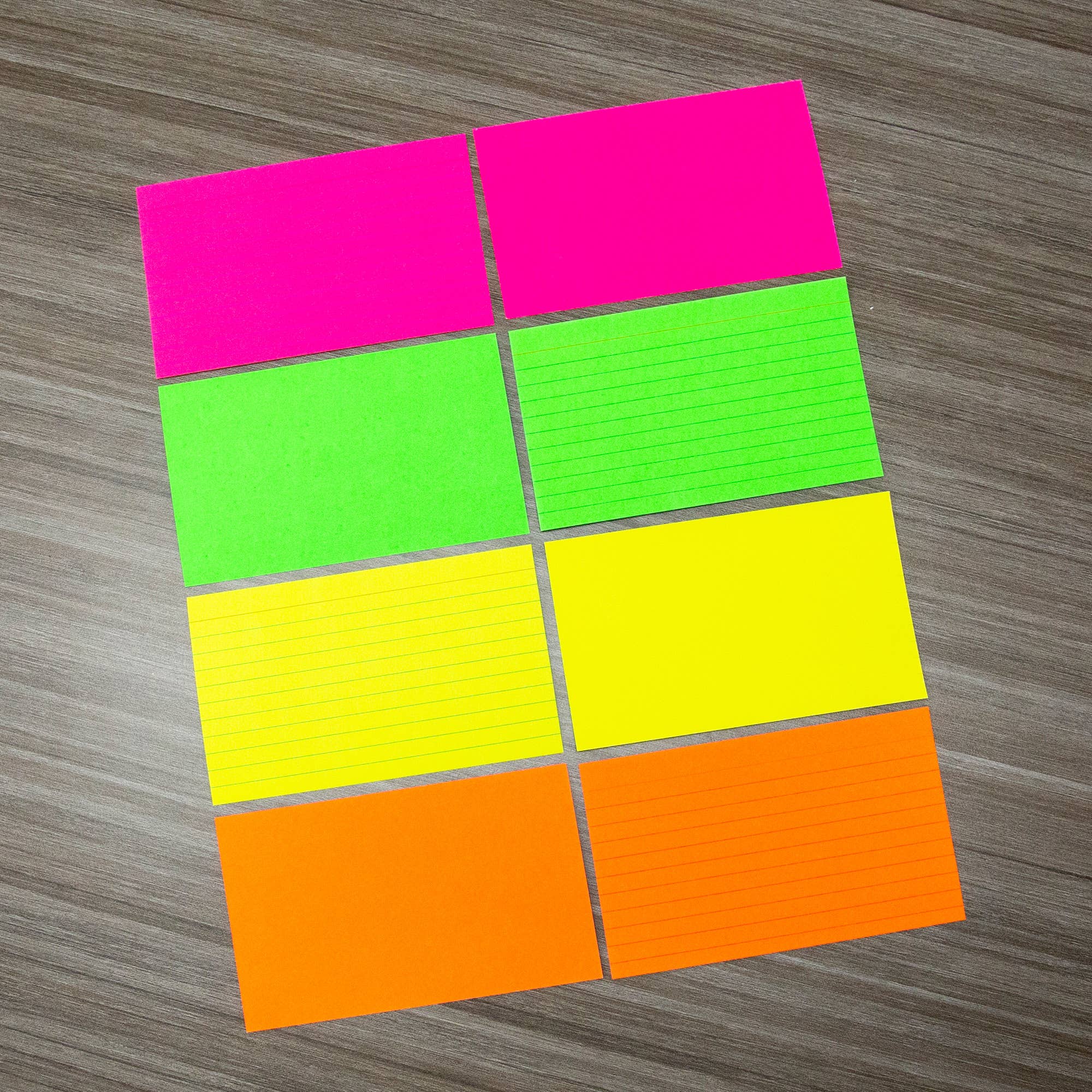 BAZIC Products - Wholesale Notepad - Ruled Fluorescent Colored Index Card 3" X 5" 75 Ct.2