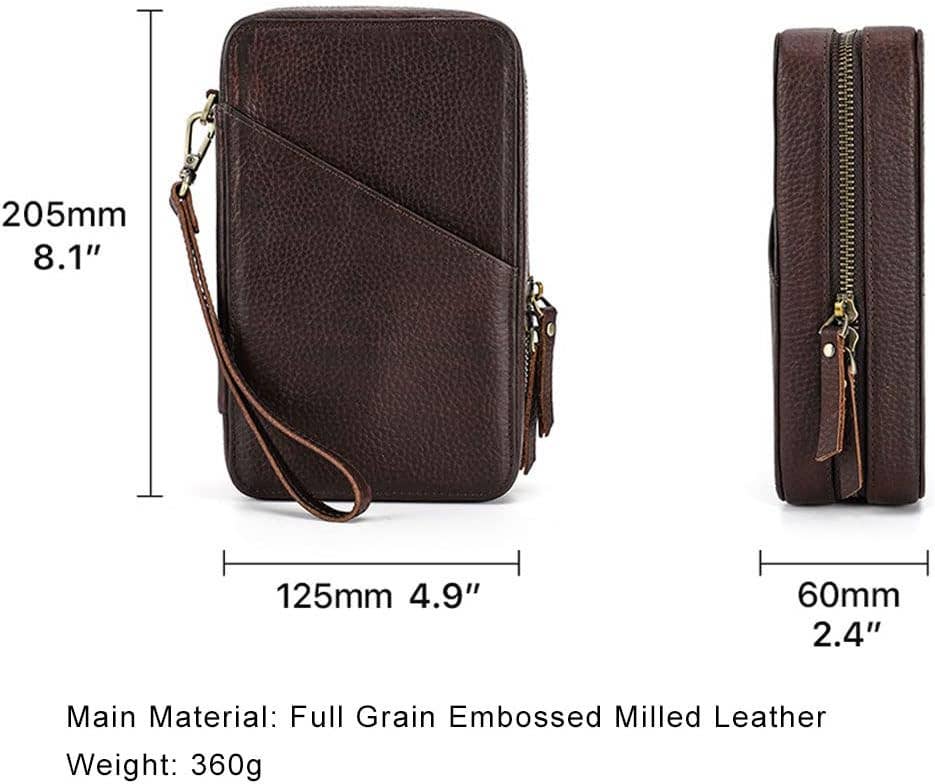 VIGOR - Vendita all'ingrosso Astuccio - Unisex - Custodia in Pelle per Accessori Elettronici da Viaggio Tech4