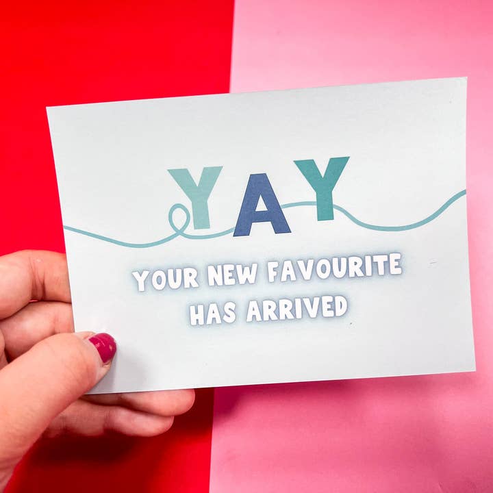 Cartes de remerciement Blue Yay pour la vente par The Small Business Handbook