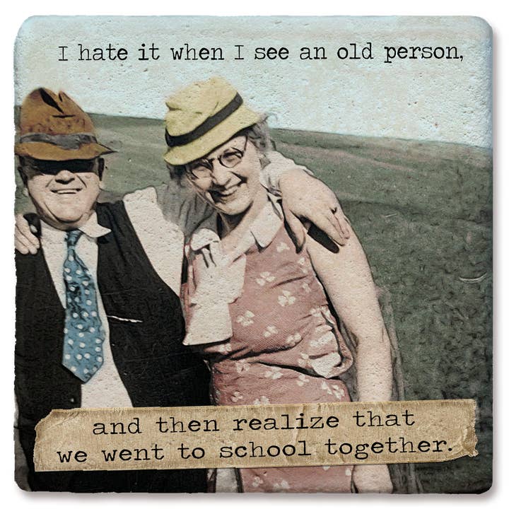 Je déteste quand je vois un dessous de verre pour personnes âgées pour la vente par Tipsy Coasters & Gifts