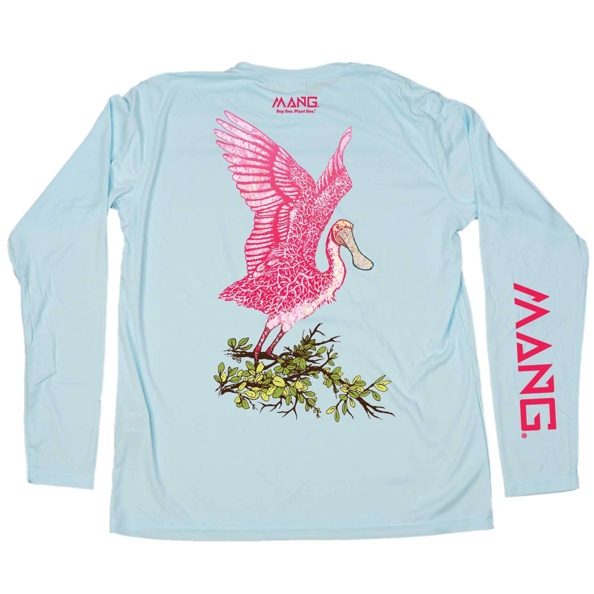 MANG - Wholesale Screen Printed T-Shirt - Unisex - Spoonbill MANG - LS1