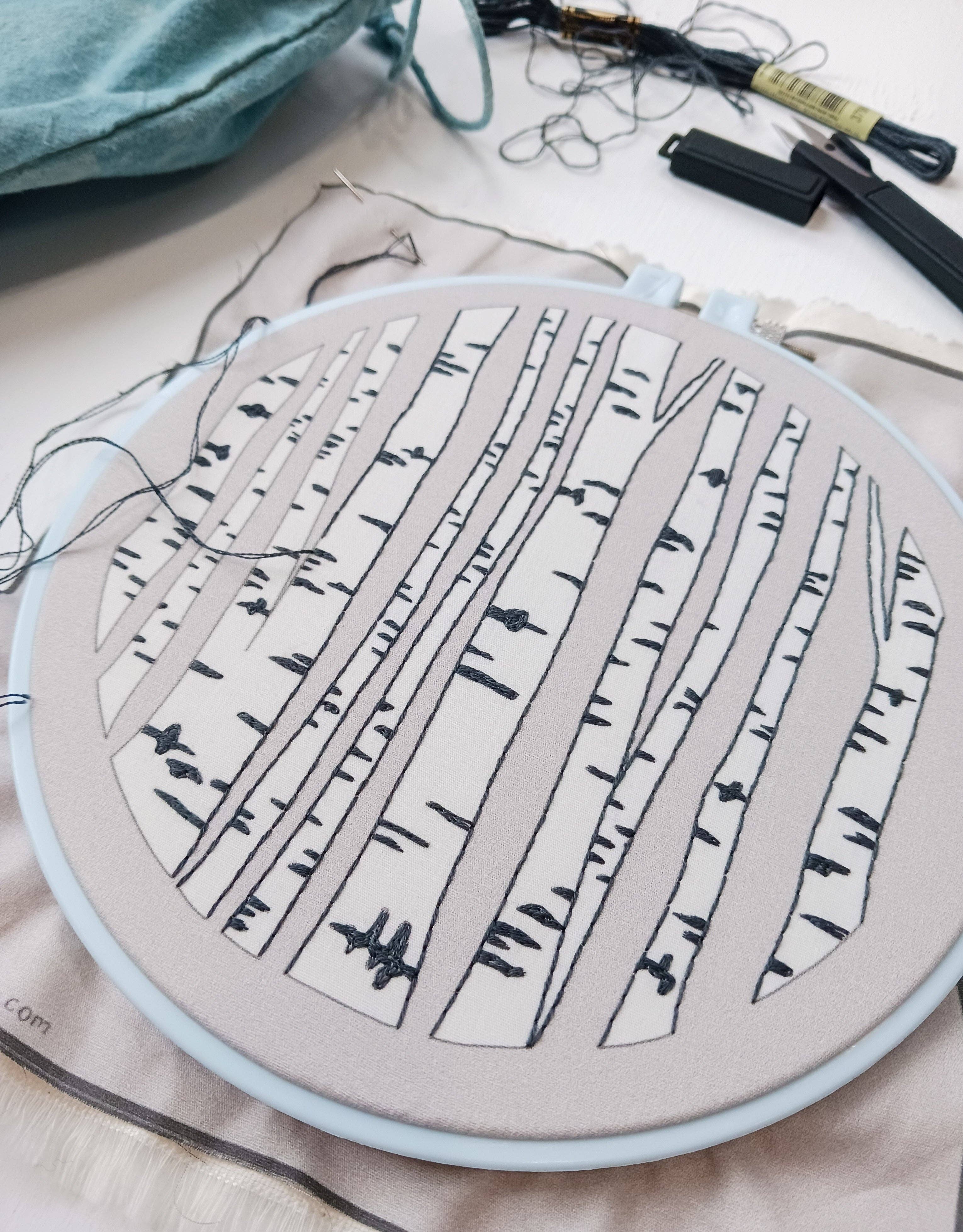 cozyblue handmade - Vendita all'ingrosso Attrezzatura per ricamo/punto croce - kit da ricamo in legno di betulla4