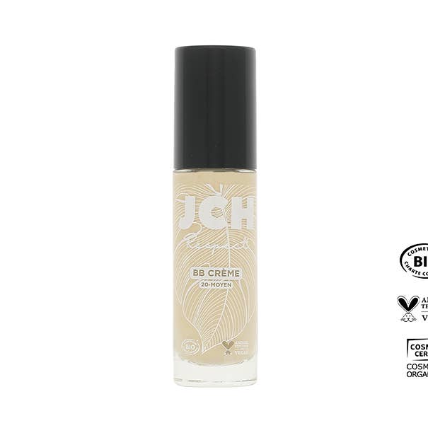 Certified organic and vegan BB cream medium shade - 30ml for wholesale by JCH Respect