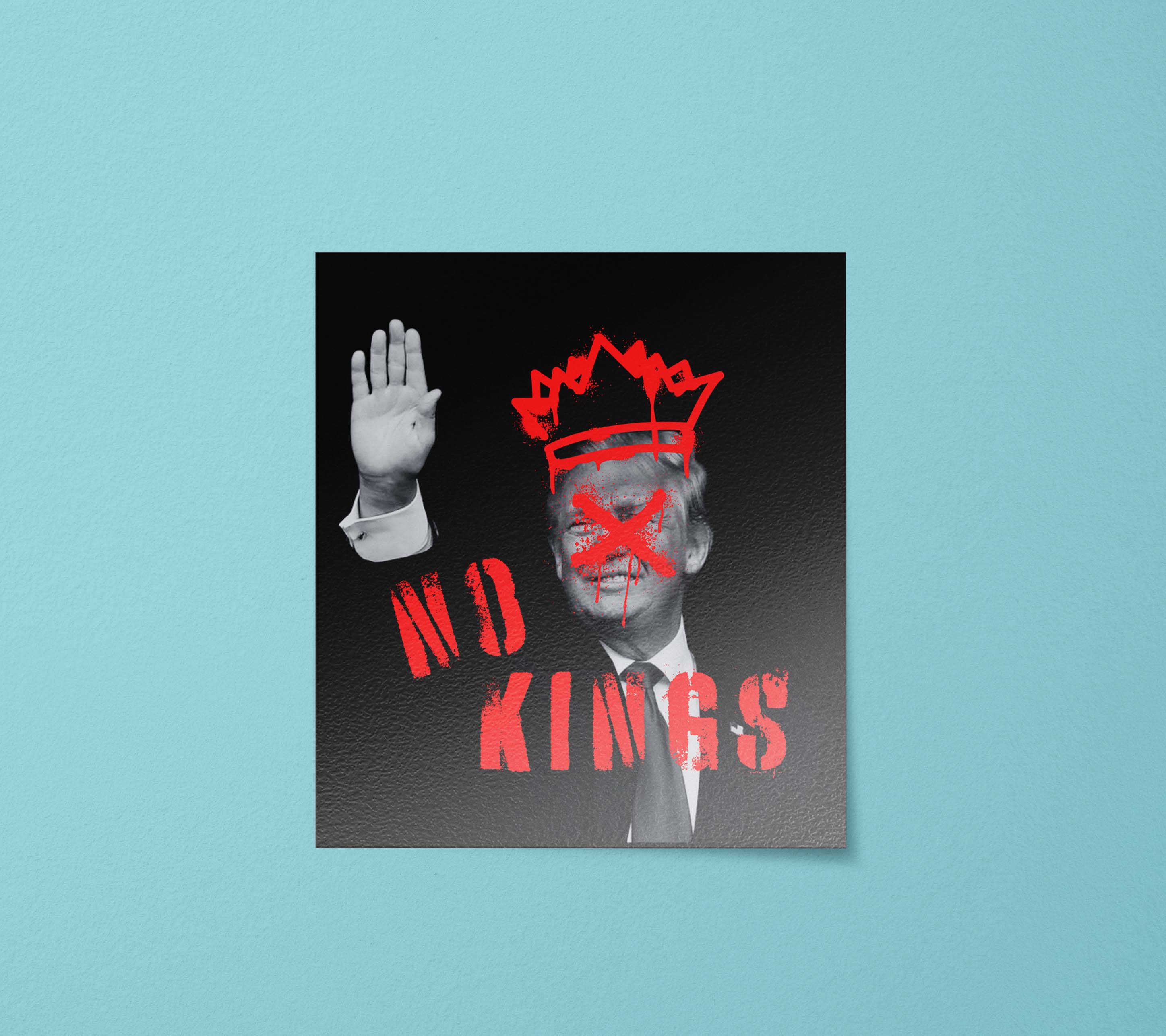 BitchinDesignCo - Wholesale Sticker - No Kings Anti Trump Sticker