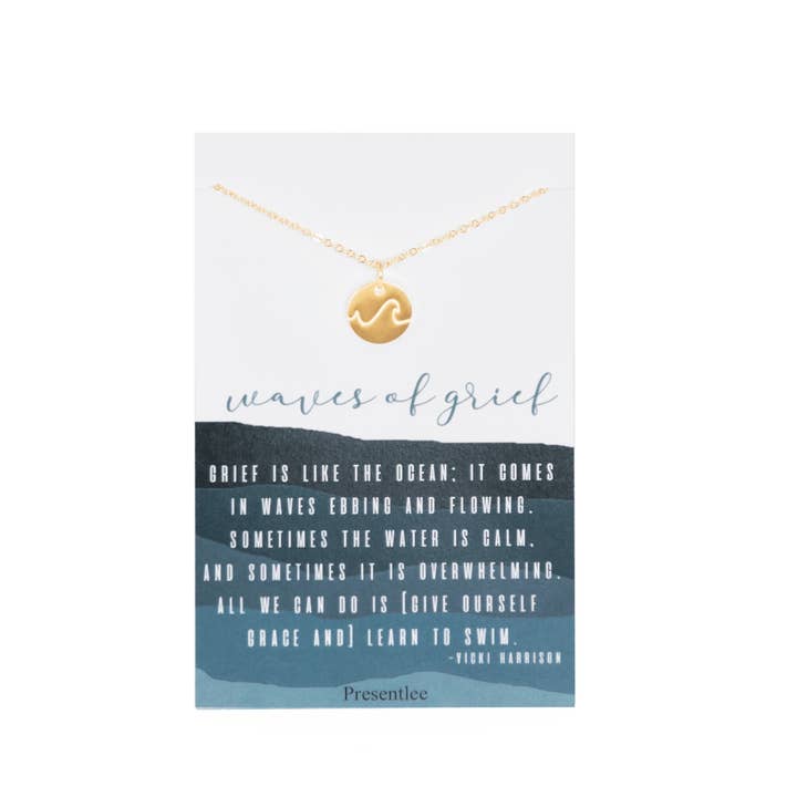 Waves Of Grief Necklace for wholesale by Presentlee