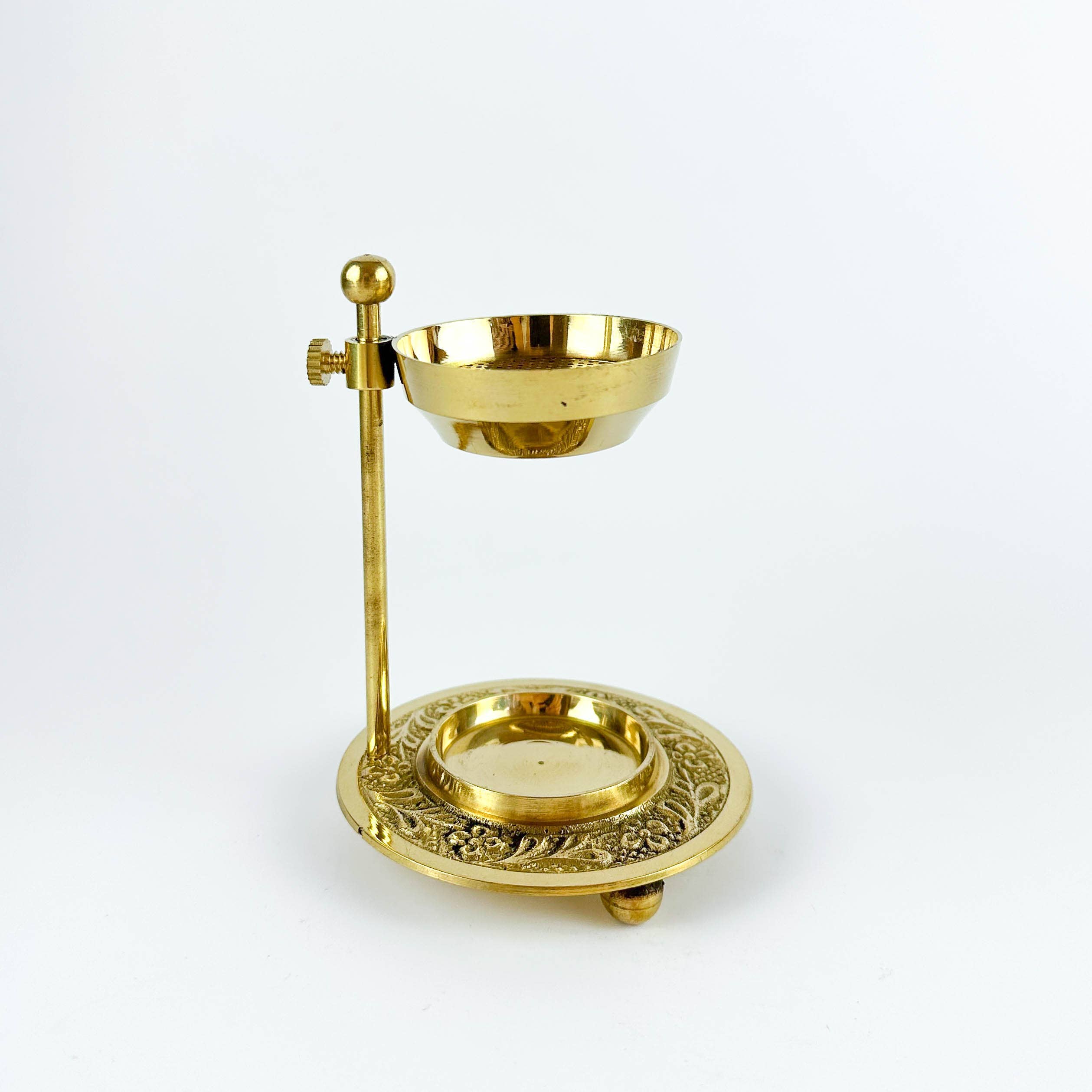 GREENROOTS USA LLC – Engroshandel Røgelsesholder – Messingharpiksbrænder 4,5 „H (brændeharpiks uden kul)1