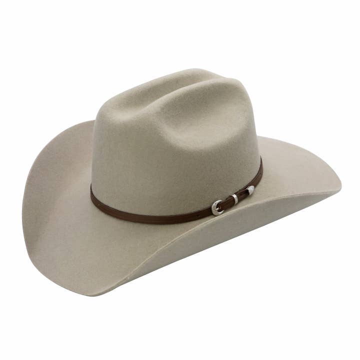 Peter Grimm - Wholesale Cowboy Hat - Unisex - Oliver Wool Felt Band Buckle Western Drifter Hat