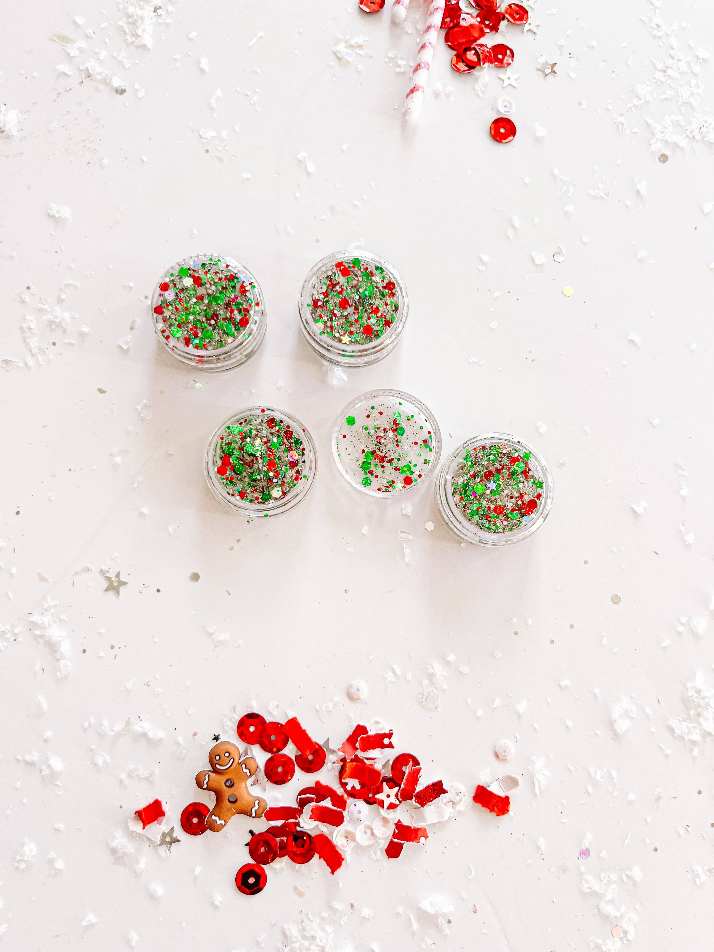 Evie Pearl Handmade LLC - Wholesale Hair Glitter - Holiday Hair Glitter Gel5