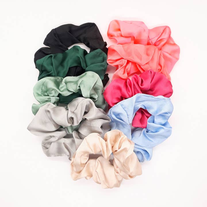 Small Satin Scrunchie for wholesale by BRITTs. BOWs