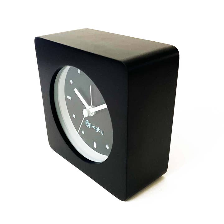 Bagby - Wholesale Alarm Clock - Bagby Minimalist Silent Alarm Clock - Black2