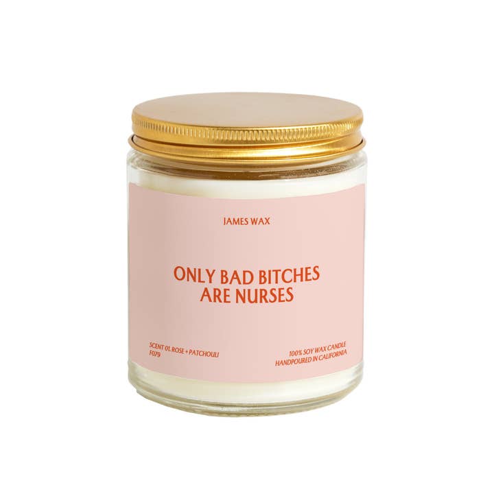 James Wax - Wholesale Jar/Filled Candle - Nurse Gift Nurse Job Fun For Nurses Medical Worker Hospital F079