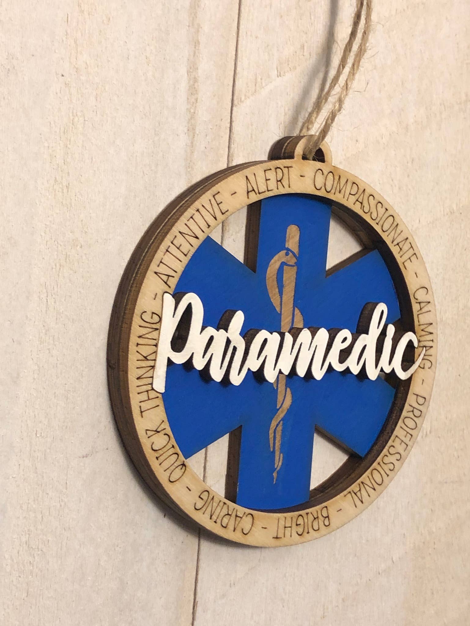 B.VerStrat Designs - Wholesale Ornament - Paramedic Ornament1