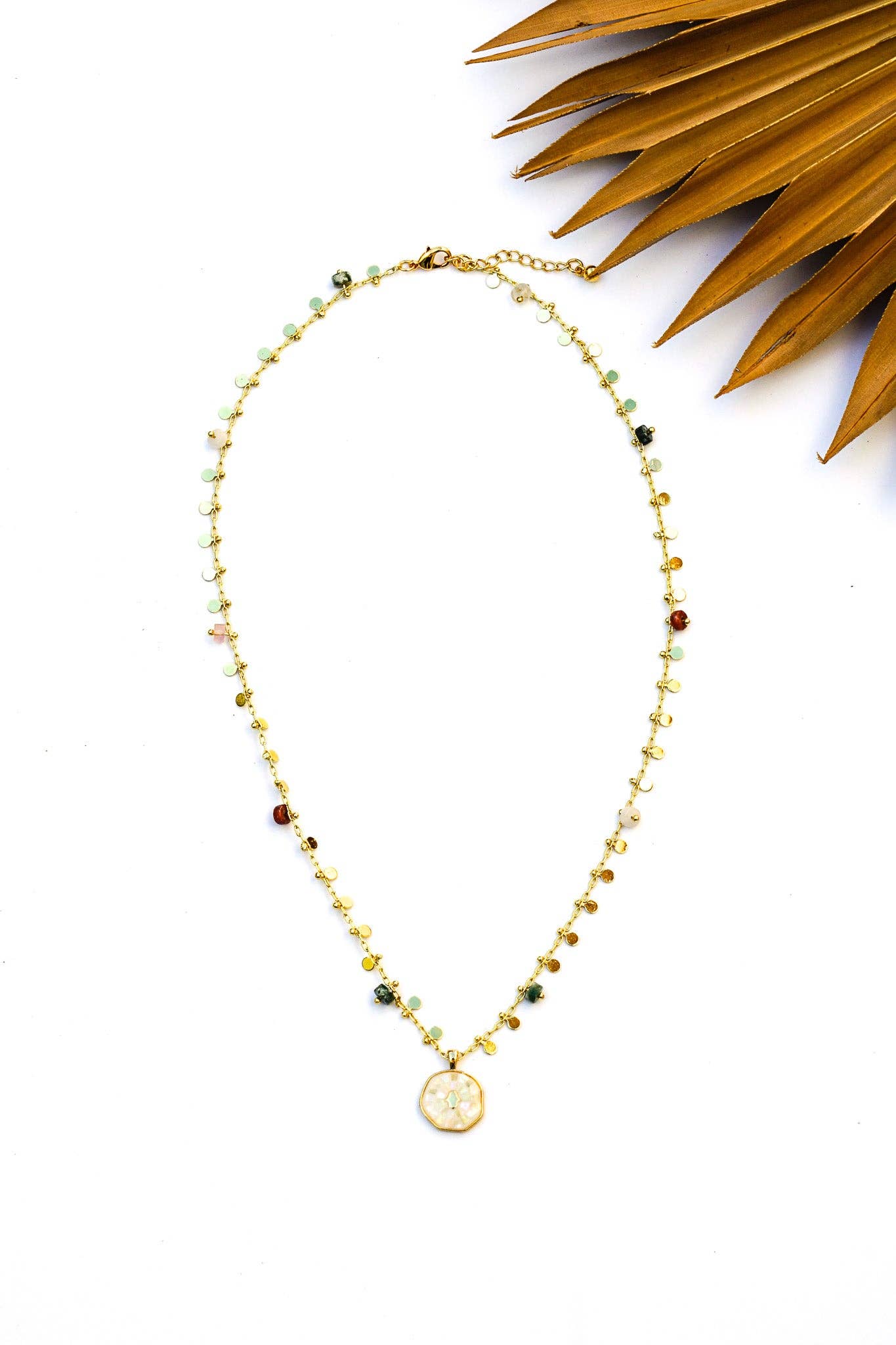 Bali Queen - Wholesale Pendant/Charm Necklace - Hamsa Shine Light Coin Necklace5