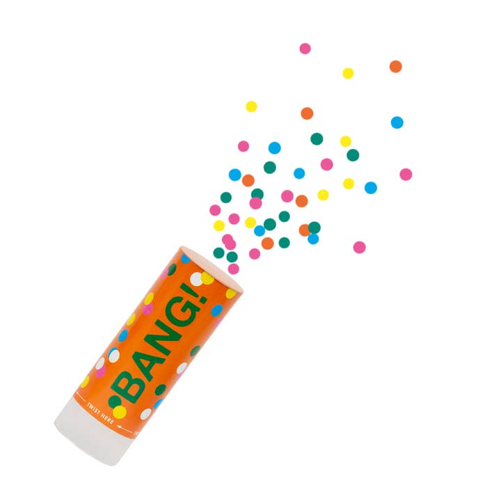 Talking Tables USA - Wholesale Confetti - Rainbow Confetti Cannons for Birthday | 3 Pack |