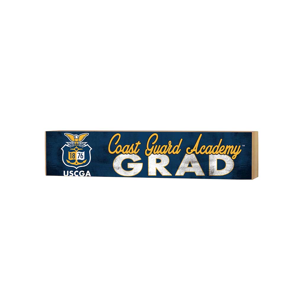 KH Sports Fan - Wholesale Desk/Tabletop Sign - 3x13 US Coast Guard Academy Bears Grad Block Sign0