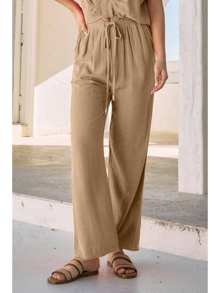 Oddi – Blusa - Mulher por atacado – Top Muscle com detalhe de borda desfiada em linho6