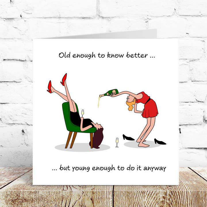 Swizzoo Cards – wholesale Birthday card – Funny Birthday Card Friendship Female Girl Friend Mum Humorous Party Cheeky BFF SWIZZOO1