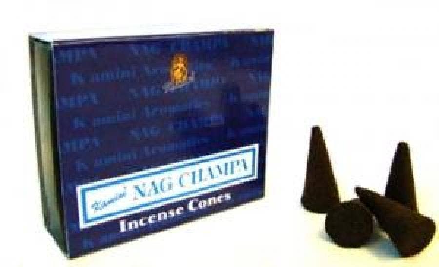 GREENROOTS USA LLC - Wholesale Incense - Kamini Nag Champa Cones - 10 Cones Pack (12 Packs Per Box)0
