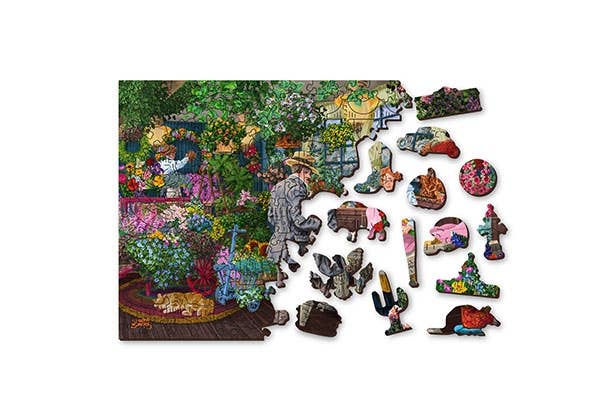 HQ Kites & Designs - Wholesale Puzzle - Adult - Wooden City Puzzle -The Florist's, Large4