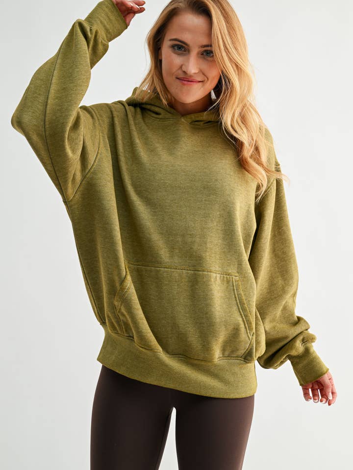 Mono B - Wholesale Hoodie - Women's - Burnout Bliss Fleece Hoodie14