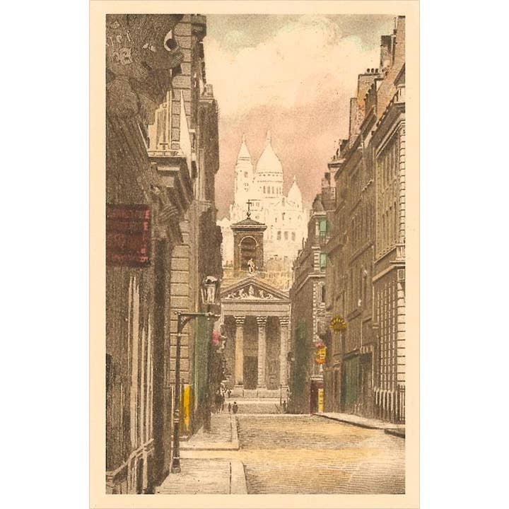 Found Image Press - Wholesale Sticker - Sticker PS-189 Small Church and Sacre Coeur