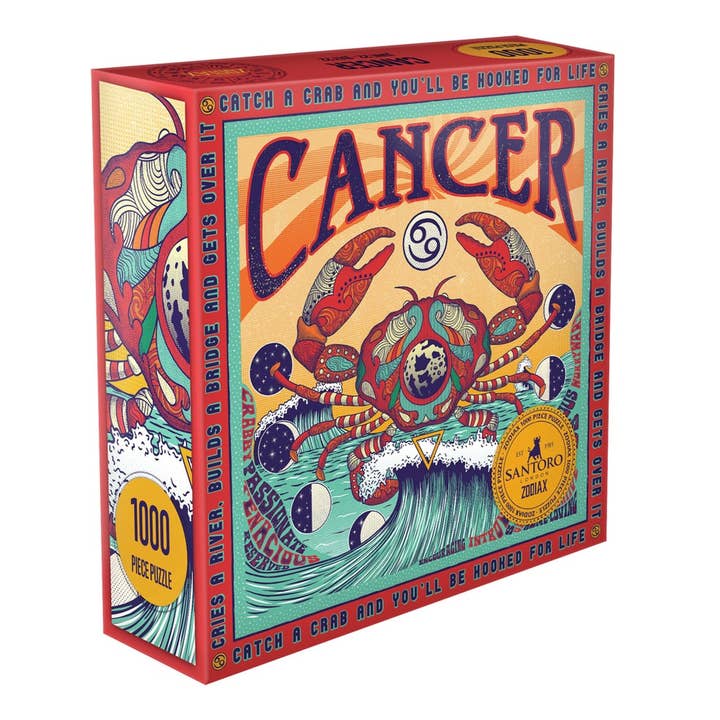 Zodiac Puzzle - Kreeft - Zodiax voor wholesale door Santoro London