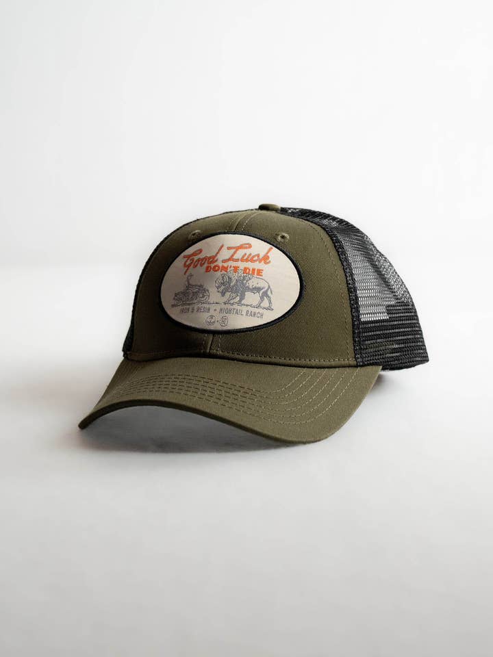 Hightail x INR: Good Luck Bison Hat for wholesale by Iron & Resin