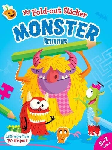 Boon Books – wholesale Pre-school book (3–5) – My Fold Out Sticker Monster Activities by Yoyo Books0