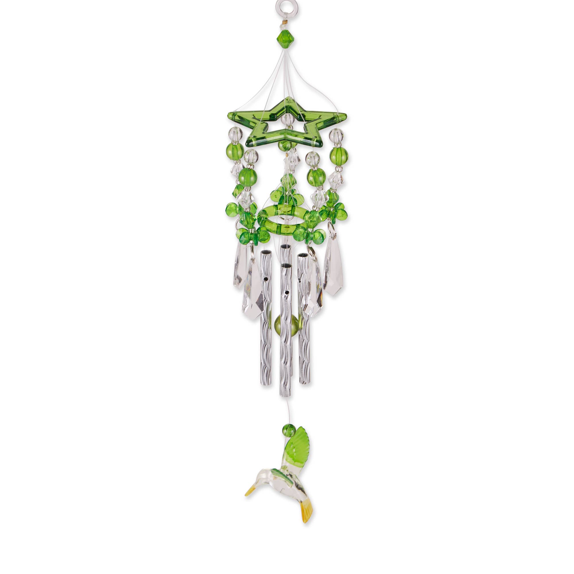 Zingz Home - Wholesale Wind Chime - Green Hummingbird Chimes3