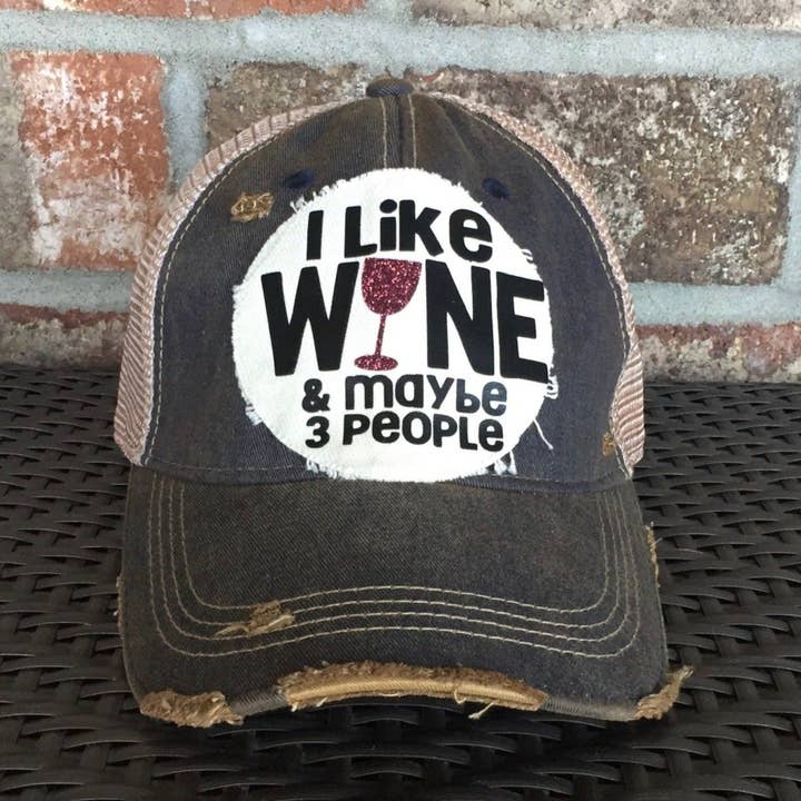I like Wine and Maybe 3 People Hat and other Purchase Wholesale wine hat. Free Returns & Net 60 Terms on Faire trending on Faire.