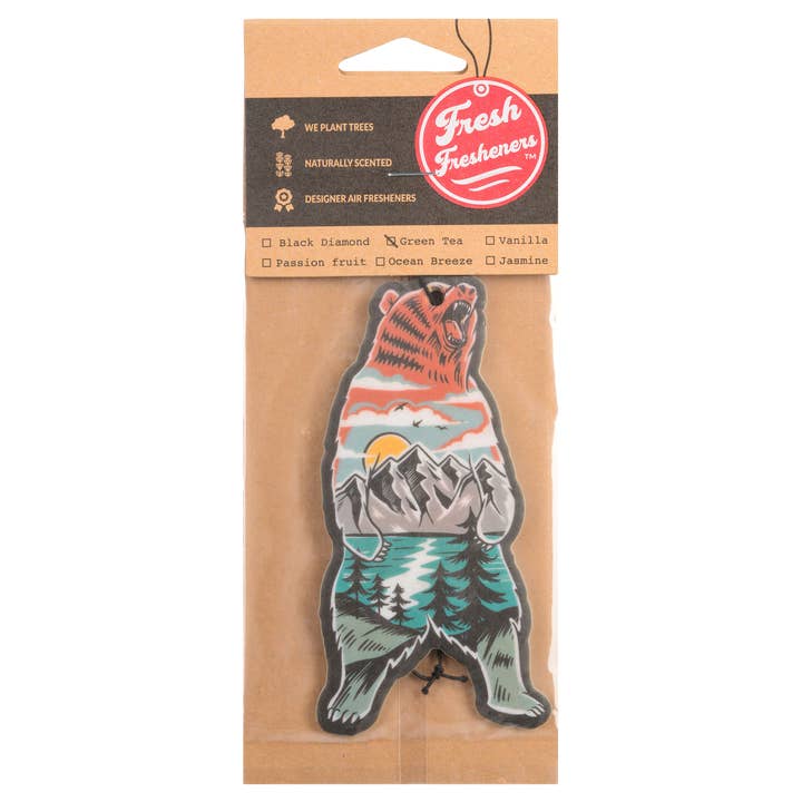 Fresh Fresheners - Wholesale Car Freshener - Unisex - Outdoor Bear Air Freshener Pack of 121