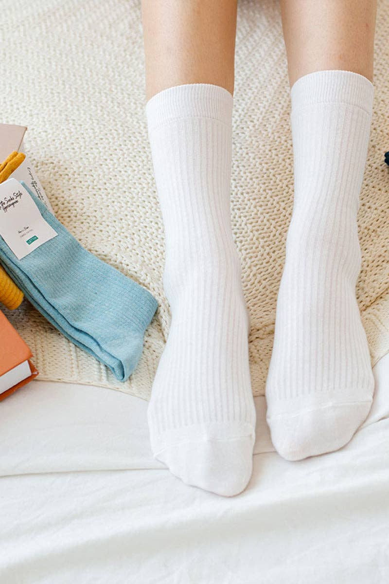 7DAYSSOCKS - Venta al por mayor Calcetines - Mujer - Calcetines con pliegues altos y cuello redondo para mujer11