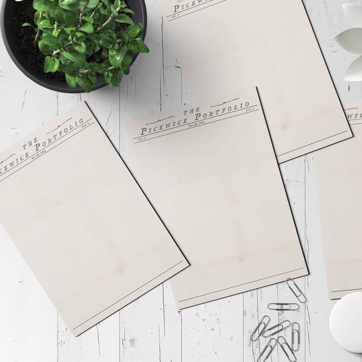 Lilla kvinnor brevskrivningsset The Pickwick Portfolio för wholesale av Literary Craft Parlour