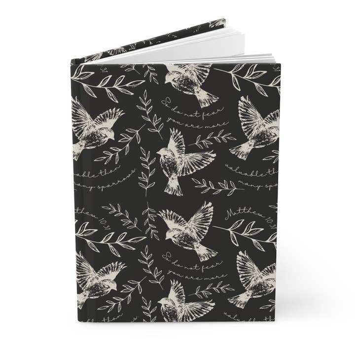 Spurver Kristent Inspirerende Hardcover Journal for engroshandel hos Seeds of Truth Designs
