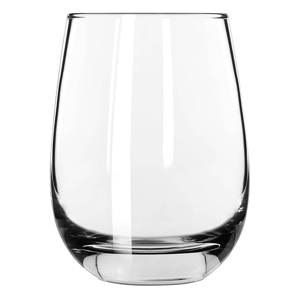 Libbey - Wholesale Wine Glass - Libbey Stemless Glasses, Clear, 15.25 ounce, Set of 123