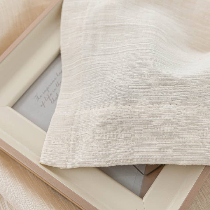 Awesome Home - Wholesale Curtain - Cotton Blend Light Filtering Back Tab Curtains (2 Panels)12